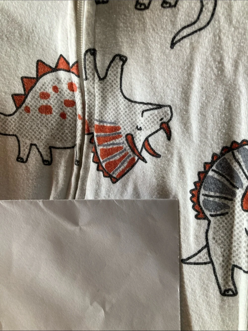 Boys Carter’s dinosaur one piece footed pajamas size 2T